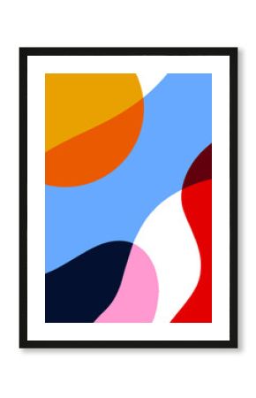 geometric abstract colorful art vector illustration 
