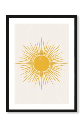 Abstract  Sun print boho minimalist printable wall art