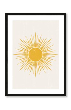 Abstract  Sun print boho minimalist printable wall art