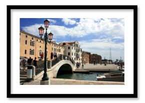Venedig, Brücke auf der Riva degli Schiavoni
