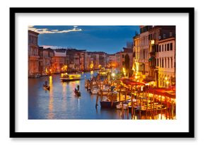 Grand Canal at night, Venice