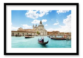 Grand Canal and Basilica Santa Maria della Salute, Venice, Italy