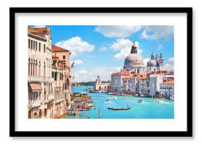 Grand Canal and Basilica Santa Maria della Salute, Venice, Italy