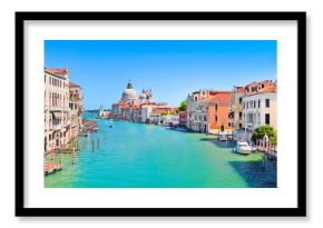 Grand Canal and Basilica Santa Maria della Salute, Venice, Italy