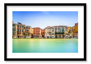Venice cityscape, water grand canal and traditional buildings. I