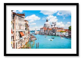 Grand Canal and Basilica Santa Maria della Salute, Venice, Italy