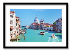 Venice, Italy. Grand Canal and Basilica Santa Maria della Salute