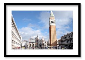 High water in St. Mark's square - Venice