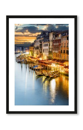 Grand Canal at night, Venice