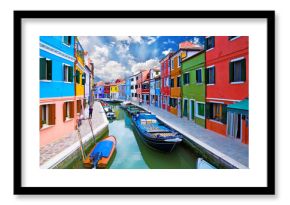 Venice, Burano island canal