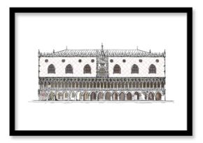 Venice sketch collection, Doge palace