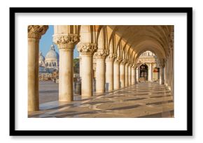Venice - Exterior corridor of Doge palace and church