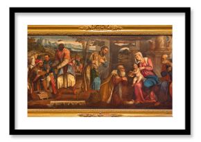 Venice - The Adoration of Magi in Santa Maria dei Frari.