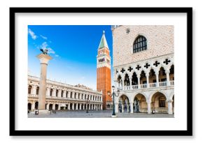  San Marco square in Venice, Italy early in the morning