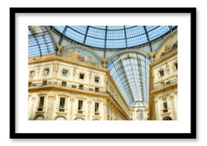 Vittorio Emanuele II Gallery in Milan, Italy