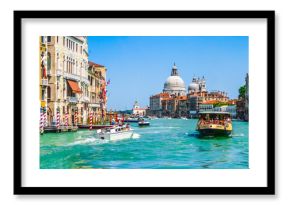 Grand Canal and Basilica Santa Maria della Salute, Venice, Italy