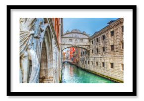 Bridge of sighs in Venice