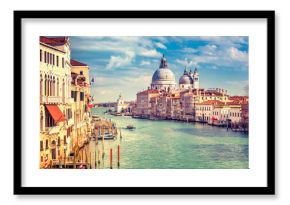 Grand Canal and Basilica Santa Maria della Salute in Venice