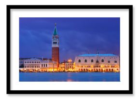 San Marco square in the evening, Venice, Italy