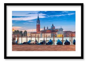 Venice Panorama. Panoramic image of Venice, Italy during sunrise.