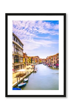 Venice water canal in Cannaregio. Italy