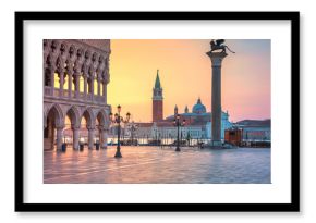 Venice. Cityscape image of St. Mark's square in Venice during sunrise.