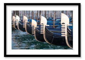 Gondeln in Venedig, Italien