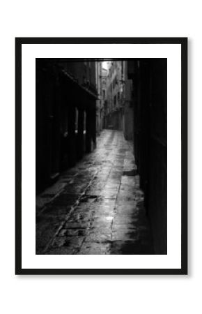 Dark alley in Venice