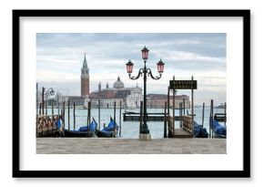 Venise,  vue de la lagune. Italie.