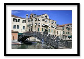 pont du quartier du ghetto à venise