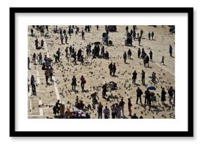 Venedig, Blick vom Campanile auf den Markusplatz