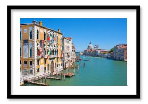Famous Canal Grande in Venice, Italy.