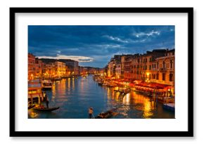 Grand Canal at night, Venice
