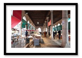 Rialto fish market, Venice, Italy.