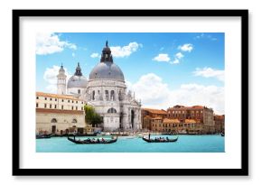 Grand Canal and Basilica Santa Maria della Salute, Venice, Italy