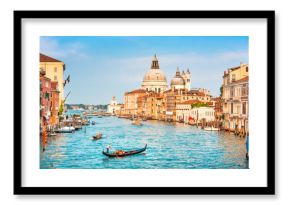 Grand Canal and Santa Maria della Salute at sunset, Venice