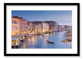 Grand Canal, Villas and Gondolas, Venice