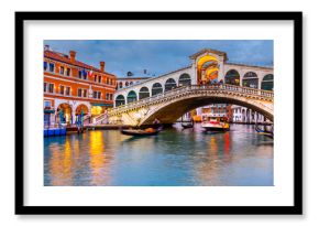 Rialto Bridge at dusk