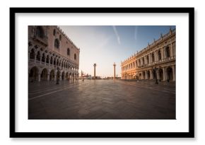Piazza San Marco in the morning. Venice. Italy.
