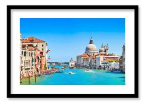 Grand Canal and Basilica Santa Maria della Salute, Venice, Italy