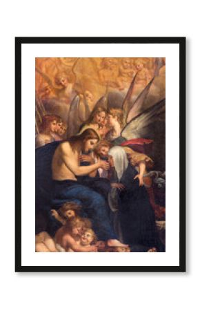 Bologna - Jesus and st. Catherine of Siena