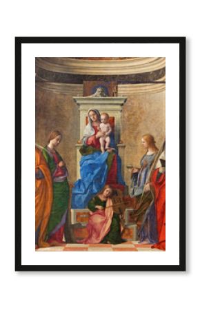 Venice - Madonna by Giovanni Bellini in San Zaccaria church.