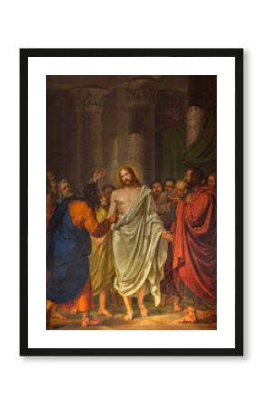 Venice - Resurrected Christ between the Apostles painting