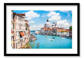 Grand Canal and Basilica Santa Maria della Salute, Venice, Italy