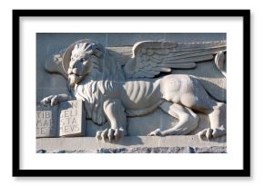 Venetian winged lion bas-relief