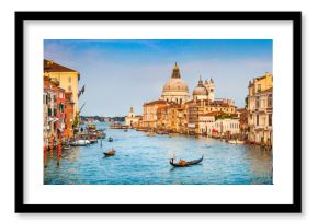 Canal Grande panorama at sunset, Venice, Italy