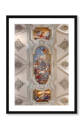 Venice - Ceiling fresco from church Santa Maria del Rosario