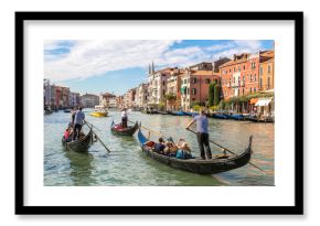 Gondola on Canal Grande in Venice