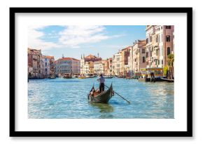 Gondola on Canal Grande in Venice