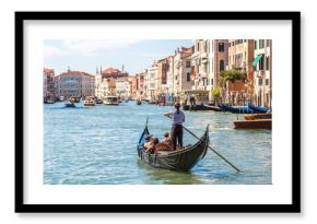 Gondola on Canal Grande in Venice